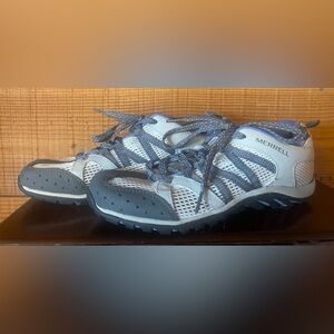 Merrell Gray and Purple Mesh Sneakers